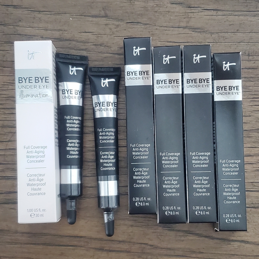 Bundle 7-units NEW SEALED  IT Cosmetics Bye Bye Under Eye Concealers - Tan